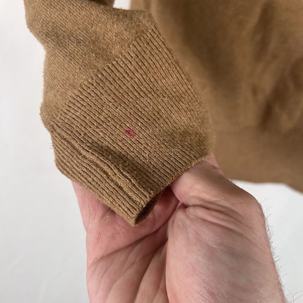 Banana Republic Wool Blend Sweater Women's XS Brown Elbow Pads Long Sleeve - Picture 4 of 8